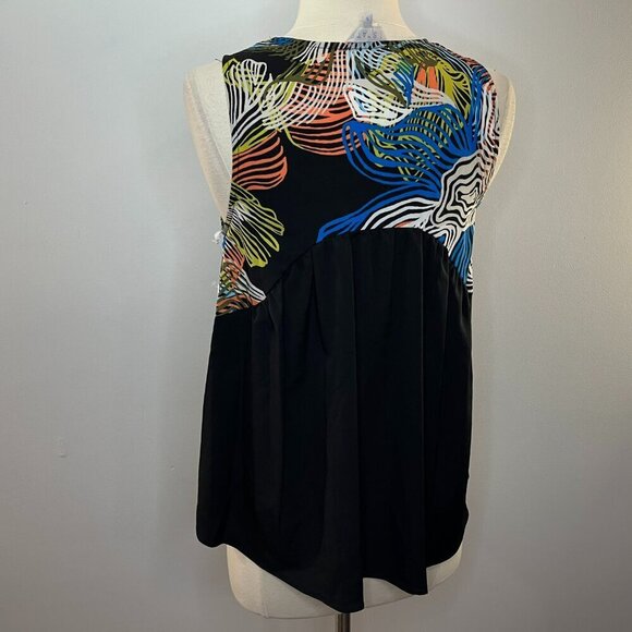 1. STATE Women's Colorful Sleeveless Blouse - Size Small - NWT $69 - Picture 3 of 3